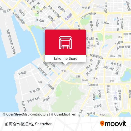 前海合作区总站 map