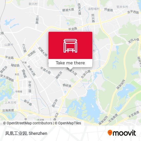 凤凰工业园 map