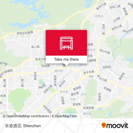 东港酒店 map