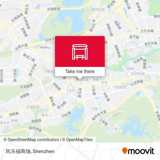 民乐福商场 map