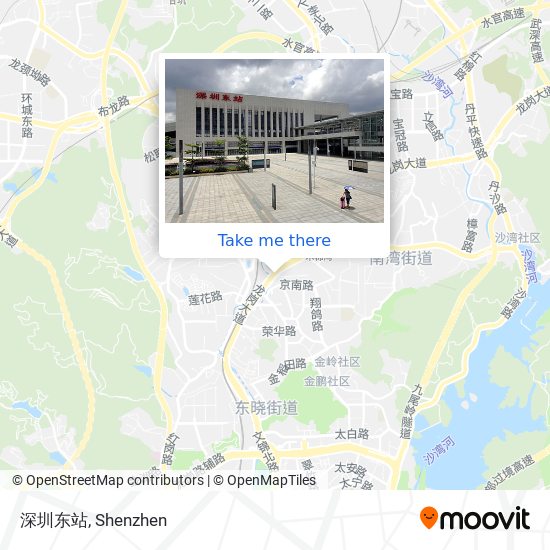 深圳东站 map