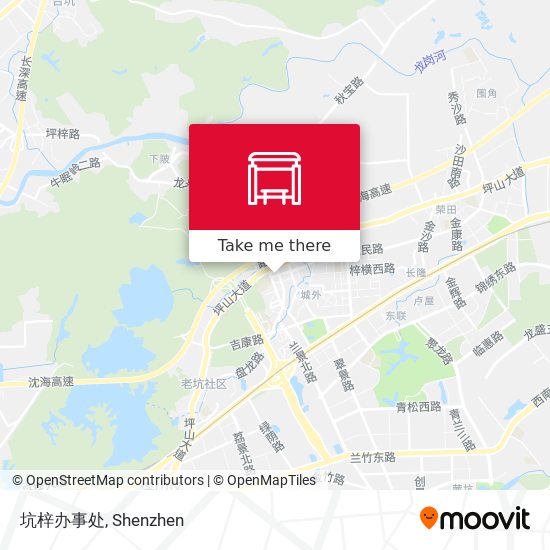 坑梓办事处 map