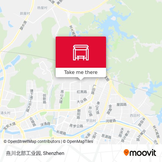 燕川北部工业园 map