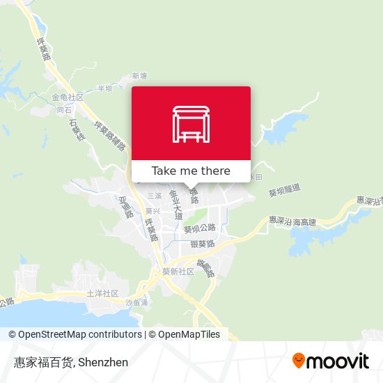 惠家福百货 map