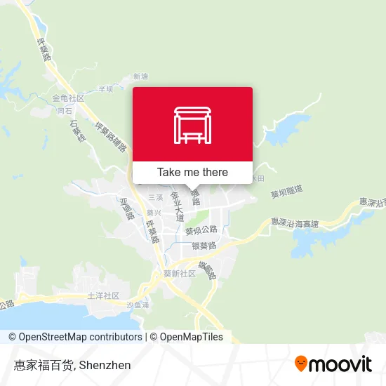 惠家福百货 map