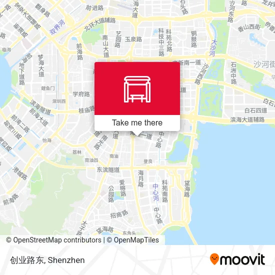 创业路东 map