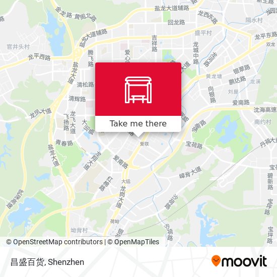 昌盛百货 map