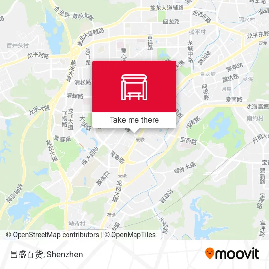 昌盛百货 map