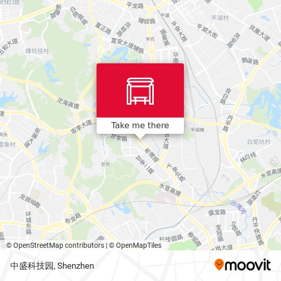 中盛科技园 map