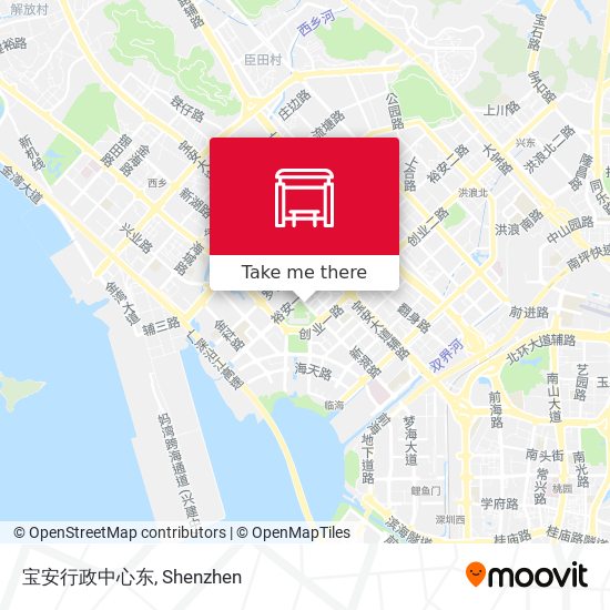 宝安行政中心东 map