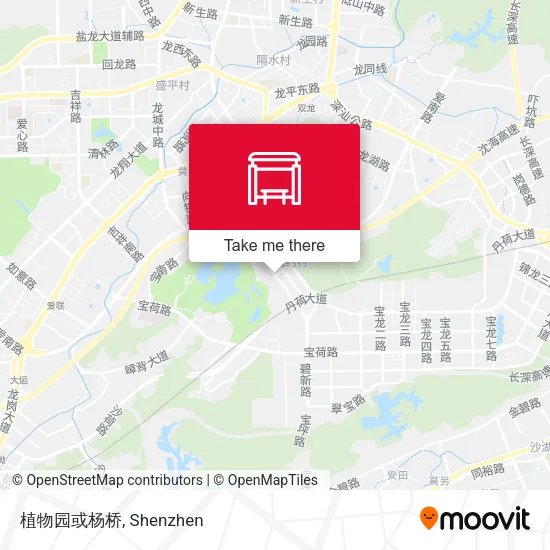 植物园或杨桥 map