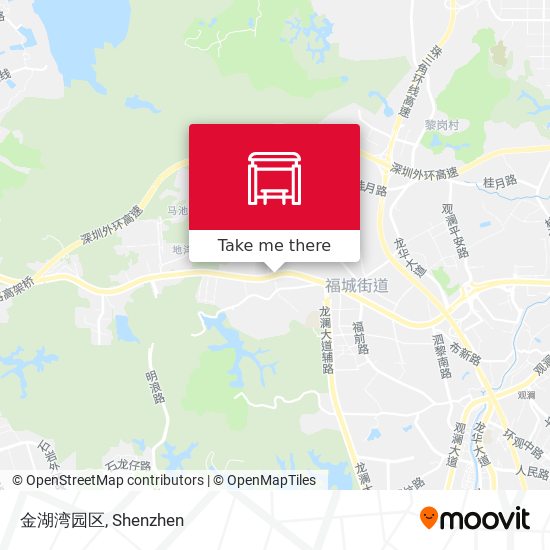金湖湾园区 map
