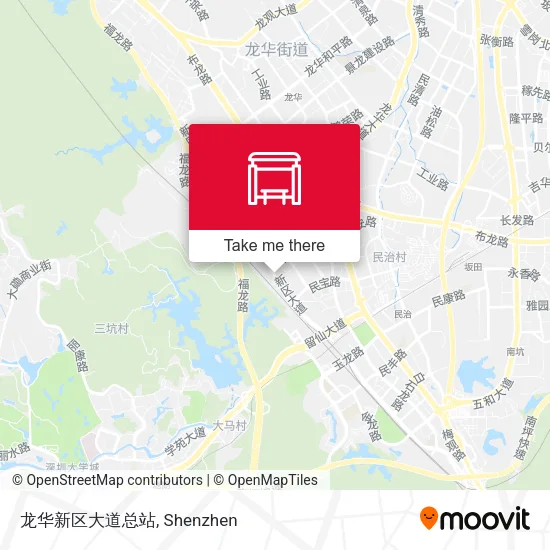 龙华新区大道总站 map