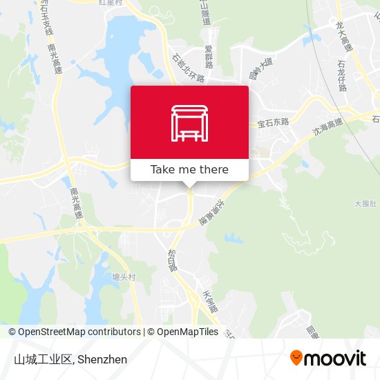 山城工业区 map
