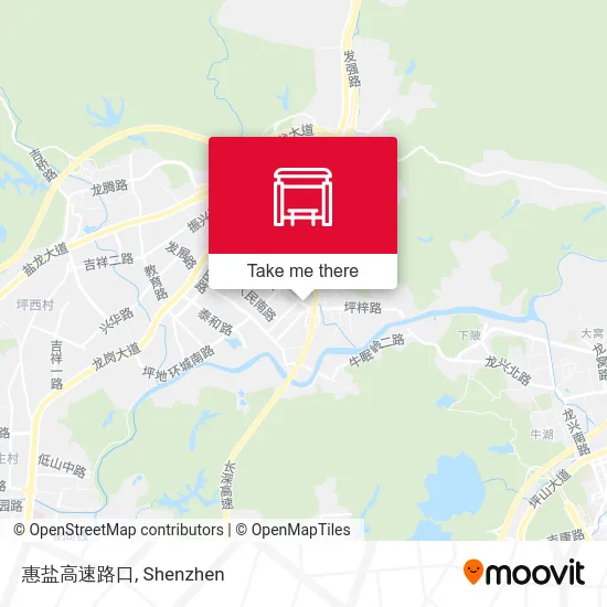 惠盐高速路口 map
