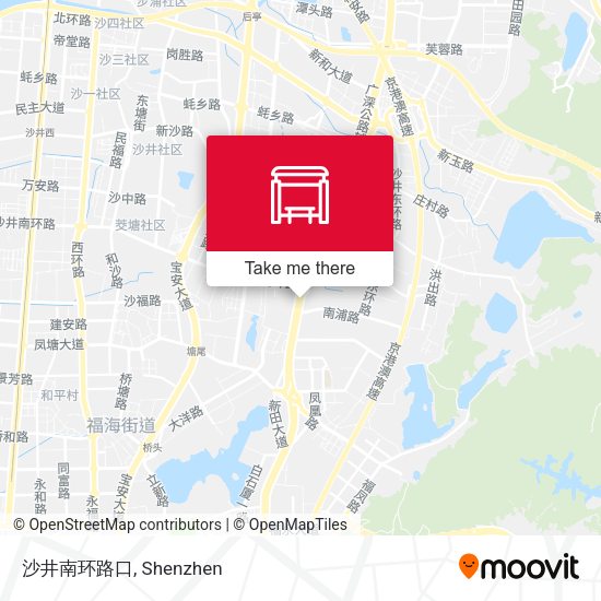 沙井南环路口 map