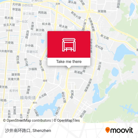 沙井南环路口 map