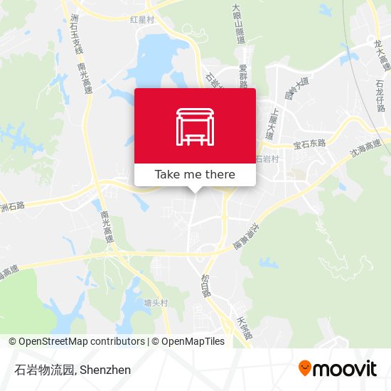 石岩物流园 map