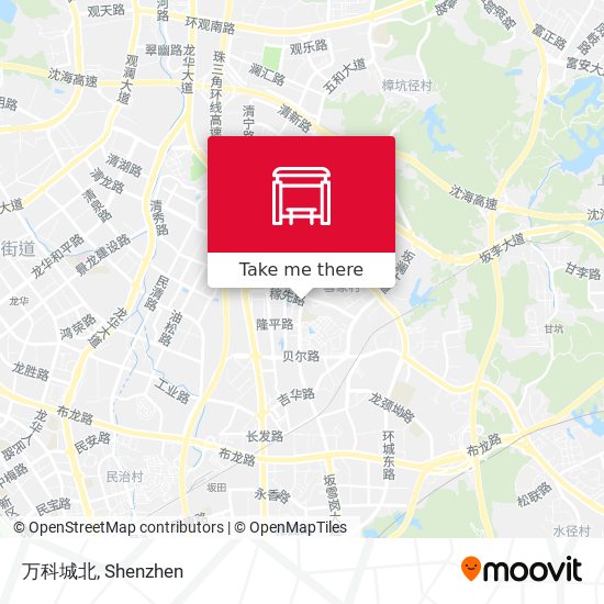 万科城北 map