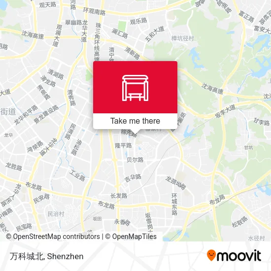 万科城北 map