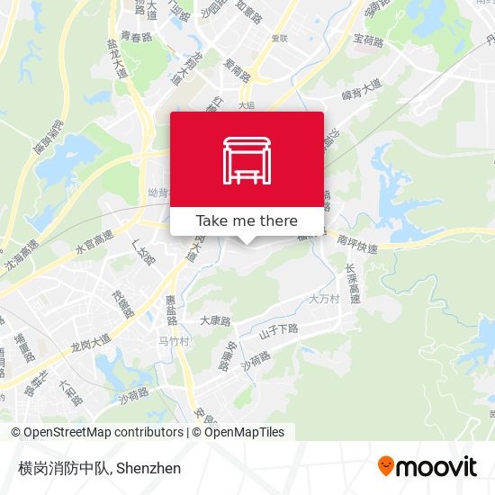 横岗消防中队 map