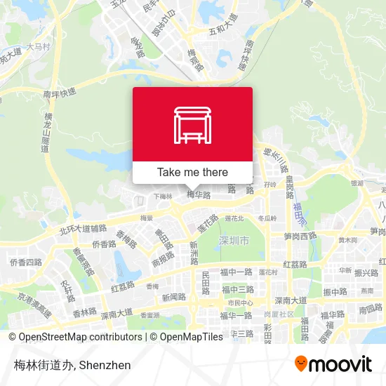 梅林街道办 map