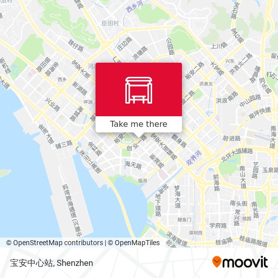 宝安中心站 map