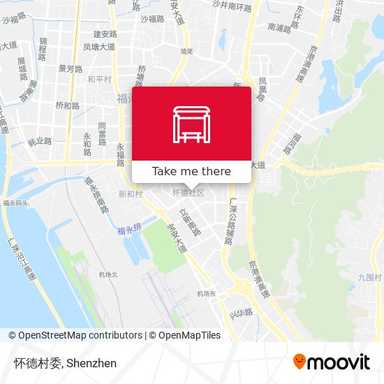 怀德村委 map