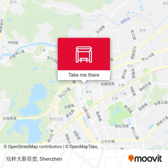 坑梓大新百货 map