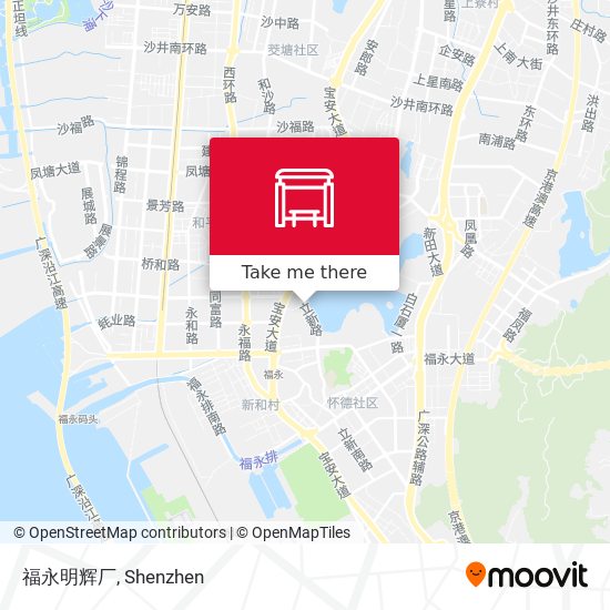 福永明辉厂 map