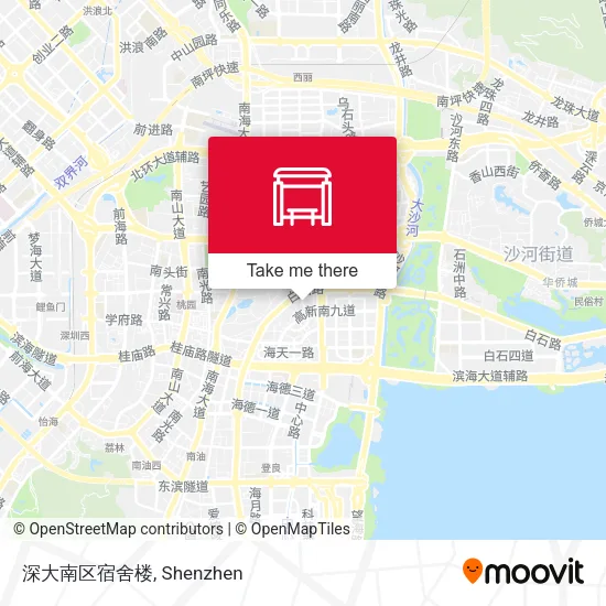深大南区宿舍楼 map
