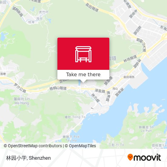 林园小学 map