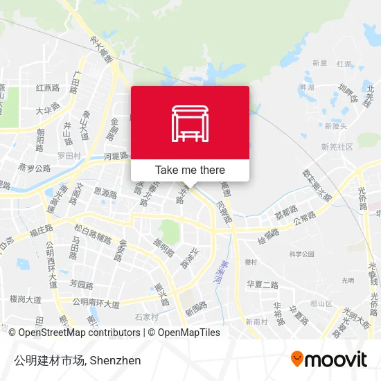 公明建材市场 map