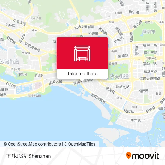 下沙总站 map