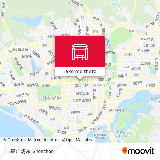 市民广场东 map