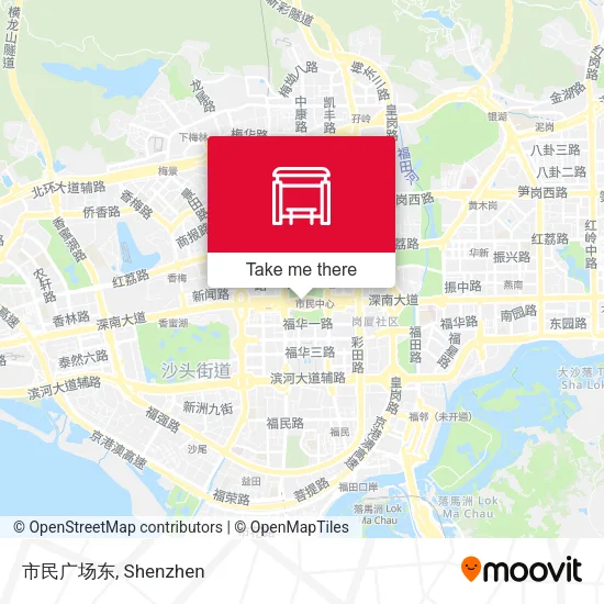 市民广场东 map