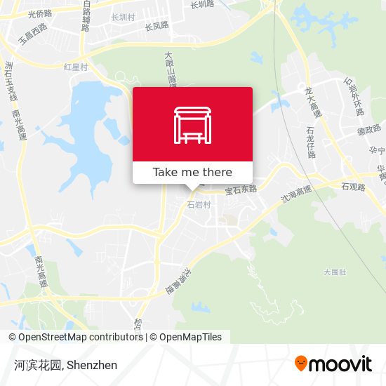 河滨花园 map