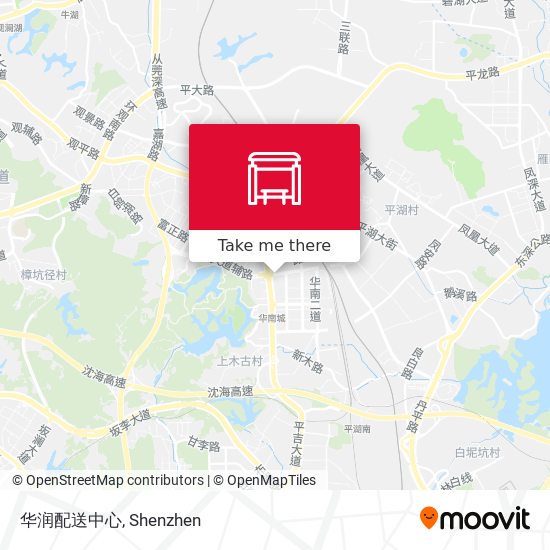 华润配送中心 map