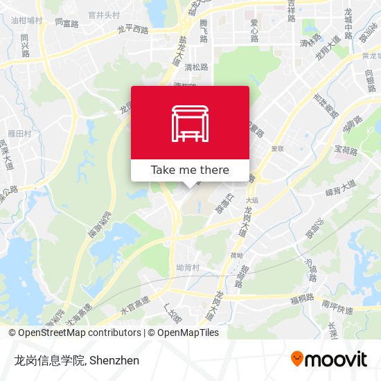 龙岗信息学院 map