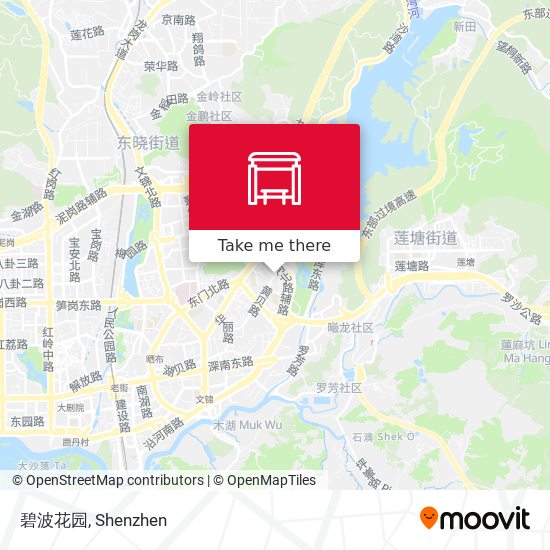 碧波花园 map