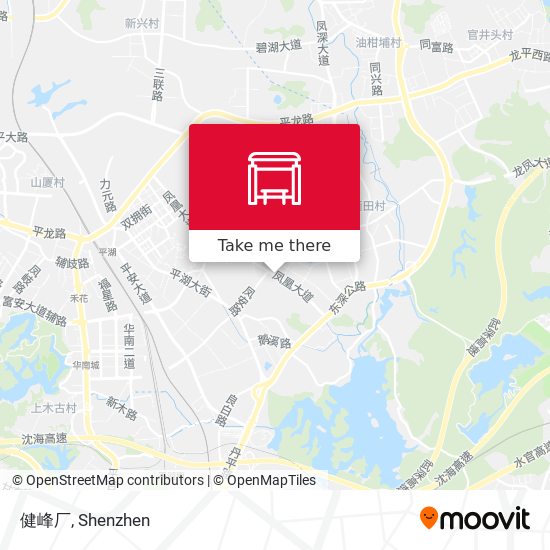 健峰厂 map