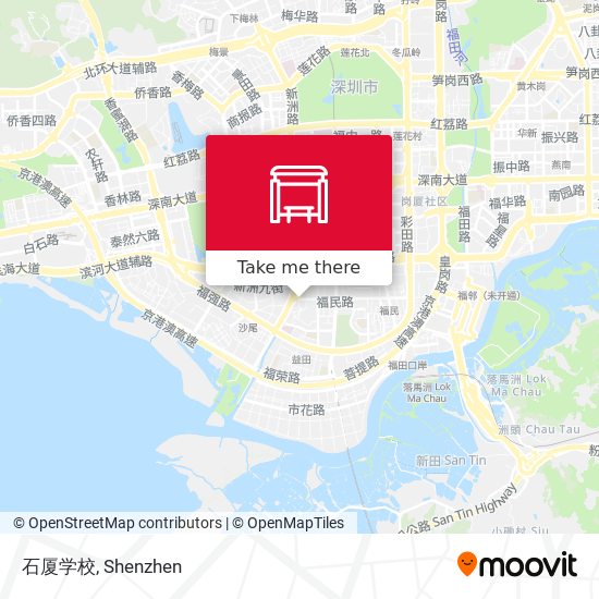 石厦学校 map