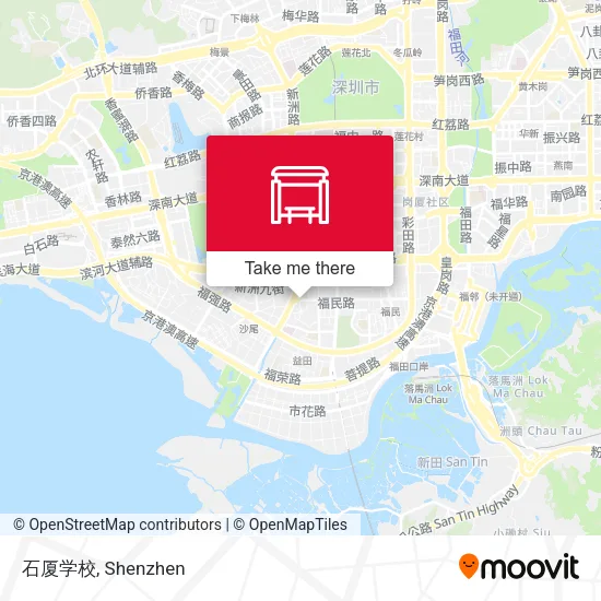 石厦学校 map