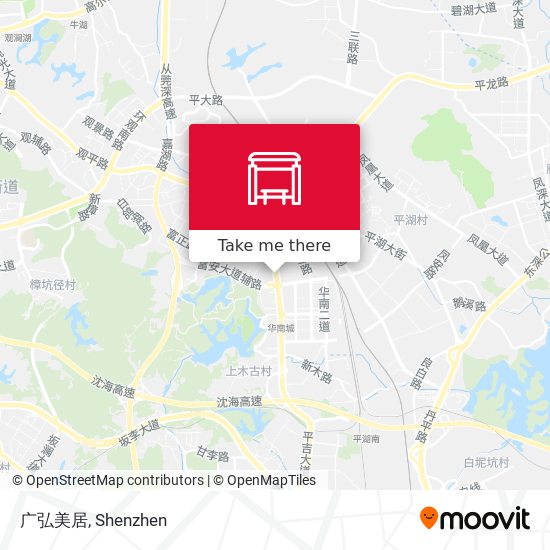 广弘美居 map