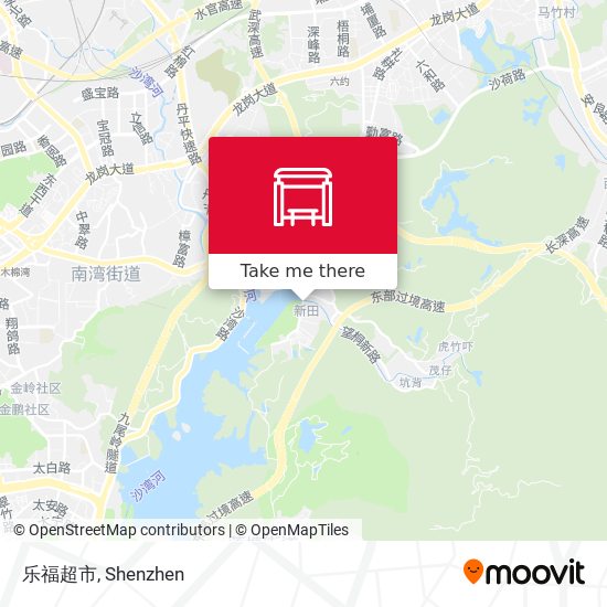 乐福超市 map