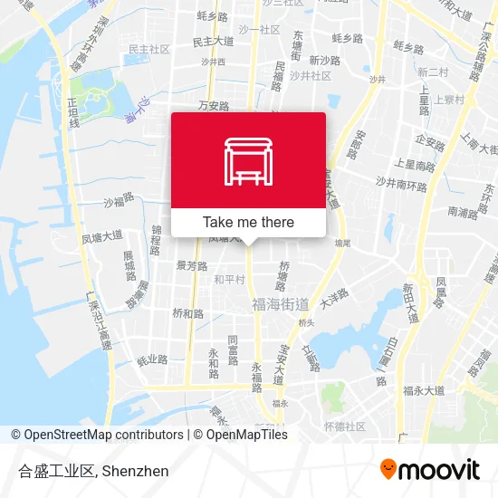 合盛工业区 map