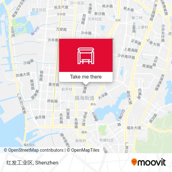 红发工业区 map