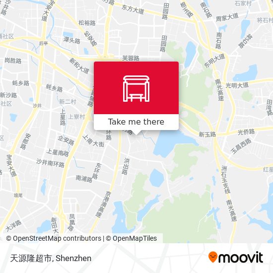 天源隆超市 map