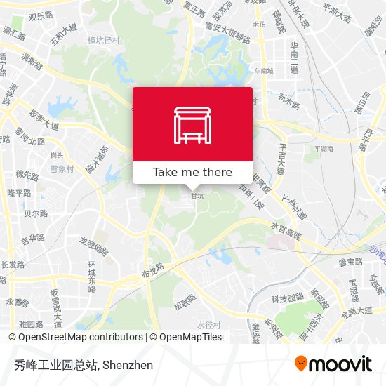 秀峰工业园总站 map