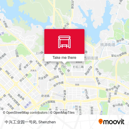 中兴工业园一号岗 map